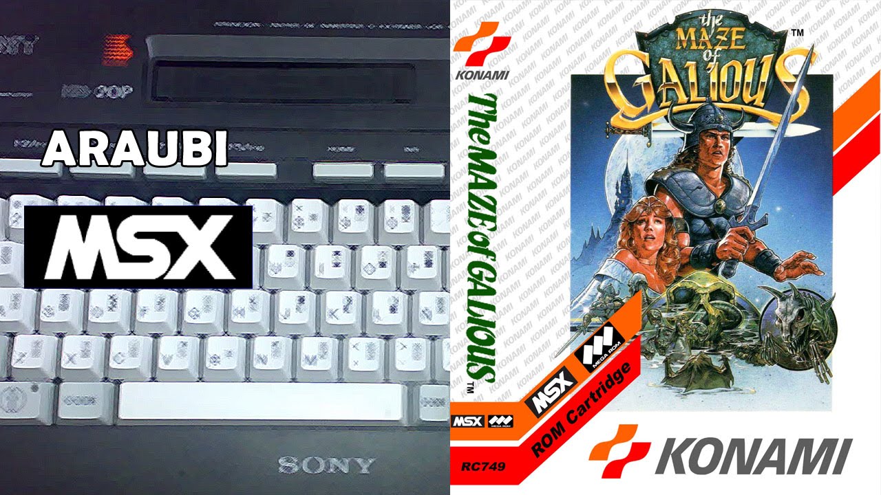 The Maze of Galious (Konami, 1987) MSX [041] Walkthrough - YouTube