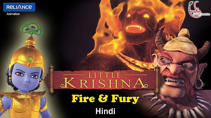 Little Krishna Hindi - Episode 5 Pralambasura and the Fire Demon