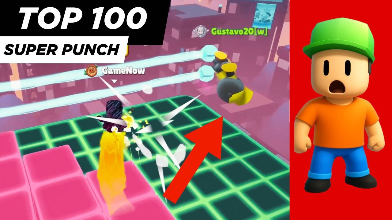 TOP 100 Super Punch Moments in Stumble Guys
