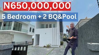 HOUSE FOR SALE IN LEKKI LAGOS NIGERIA | 5 Bedroom with pool