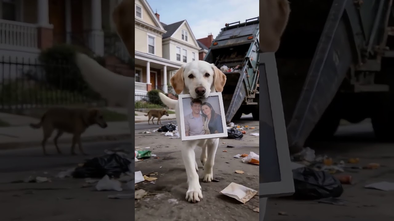 A loyal dog will never abandon its owner. 