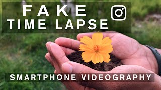 How to make a fake flower blooming time lapse