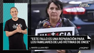 María Luján Rey, madre de Lucas Menghini Rey, victima de la tragedia de once.