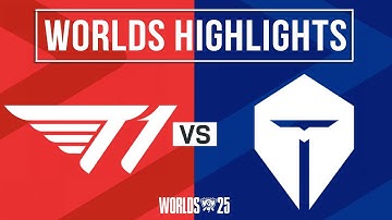 T1 vs TES Highlights ALL GAMES | Worlds 2025 Semifinals | T1 vs Top Esports