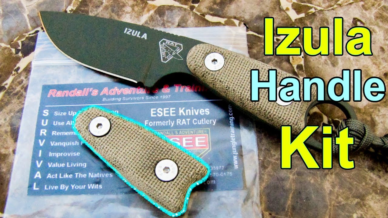 ESEE Knives Izula Handles Review by Outdoor Gearist - YouTube