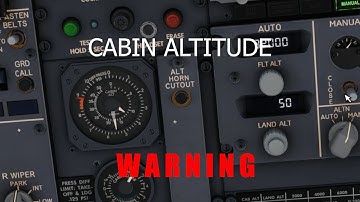 Cabin Altitude Warning - [ 737 PMDG - Cabin Altitude and Rapid Depressurization ]