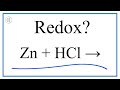 Redox Reactions and Oxidation Numbers
