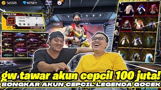 REVIEW AKUN CEPCIL MAU GW BELI 100JUTA! TERNYATA BANYAK ITEM OLD LANGKA CUY!