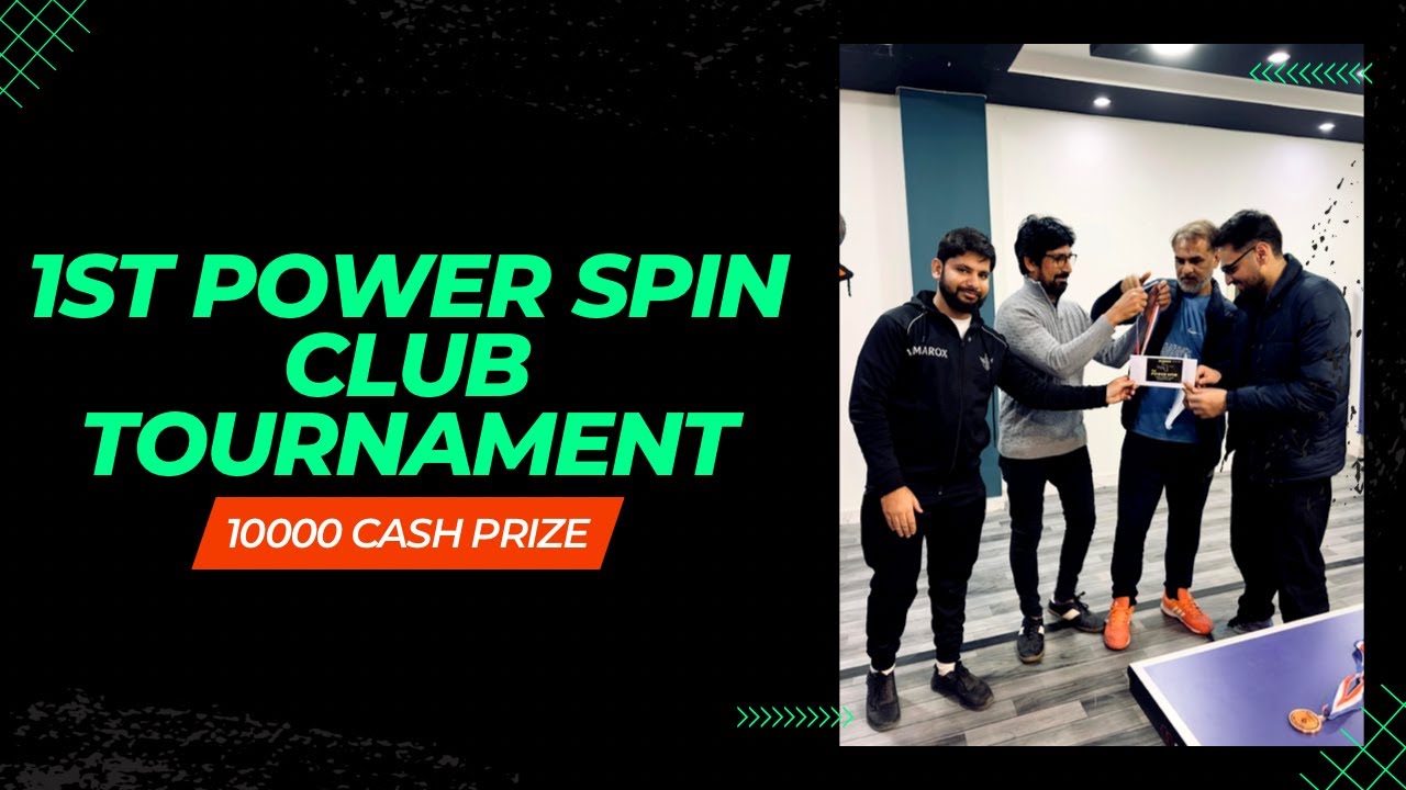 Power Spin Table Tennis Tournament | Winner Gets 10,000 PKR!