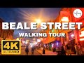 [4K] BEALE STREET WALKING TOUR│MEMPHIS, TENNESSEE, USA 🇺🇸 │