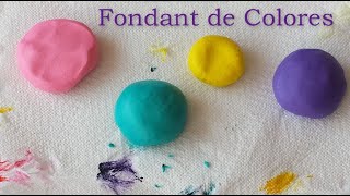 ¿Cómo teñir fondant? | Fondant de colores