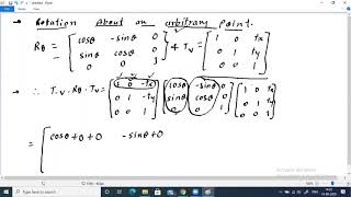 Computer Graphics | Lecture-15 | Rotation about an arbitrary point | By Devendra Sir | IICS COLLEGE