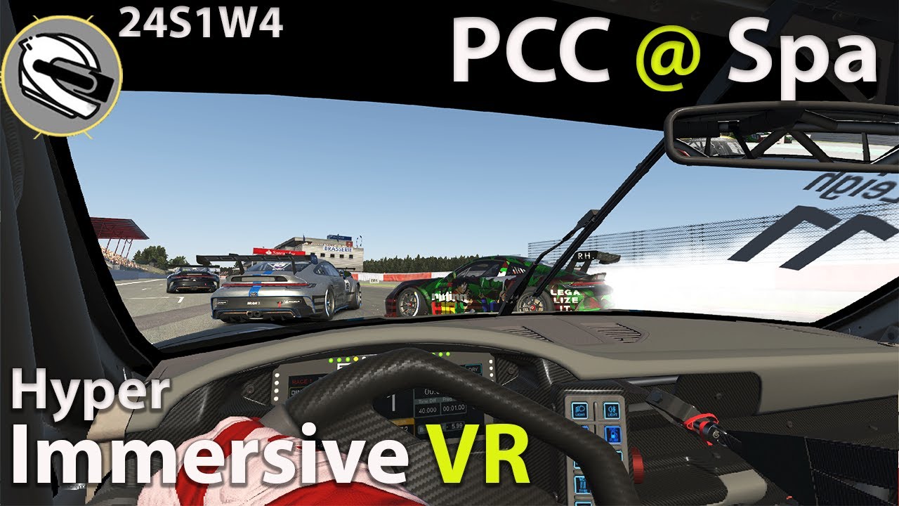 Skating a Porsche around Spa in VR | IMMERSIVE RACING | Porsche Cup ...