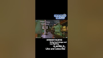 UNITY URP Lighting and level design demo scene