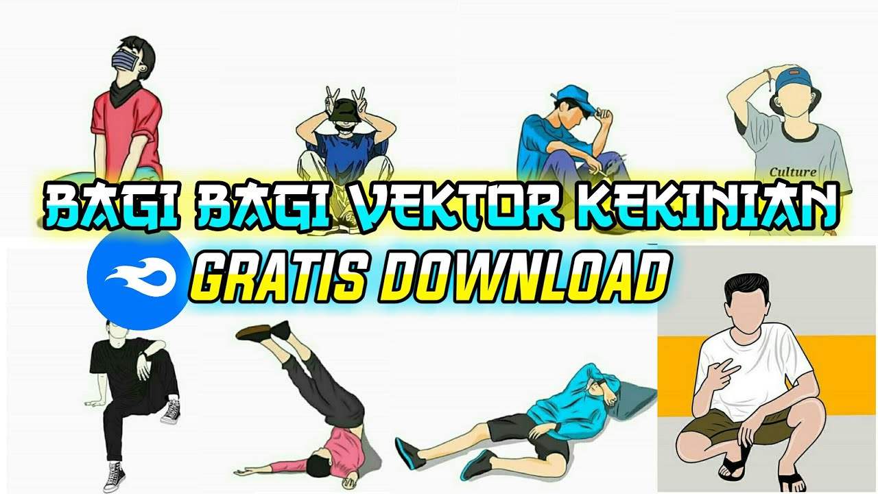 Vector Gambar Kartun Anak Sekolah Smp Keren