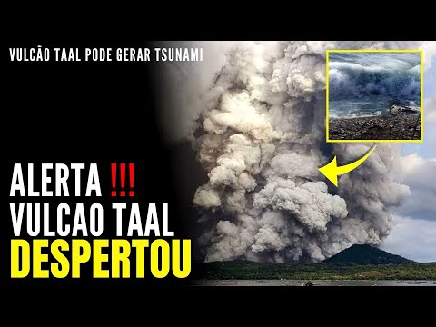 Vídeo: O vulcão Taal pode causar tsunami?