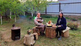 ЗАГОРОДНЫЙ ДОМ | КОСИМ ТРАВУ | ГОТОВИМ НА КОСТРЕ | ДЕЛА В САДУ И НА УЧАСТКЕ | ОБРЕЗАЮ ТЮЛЬПАНЫ 🌷