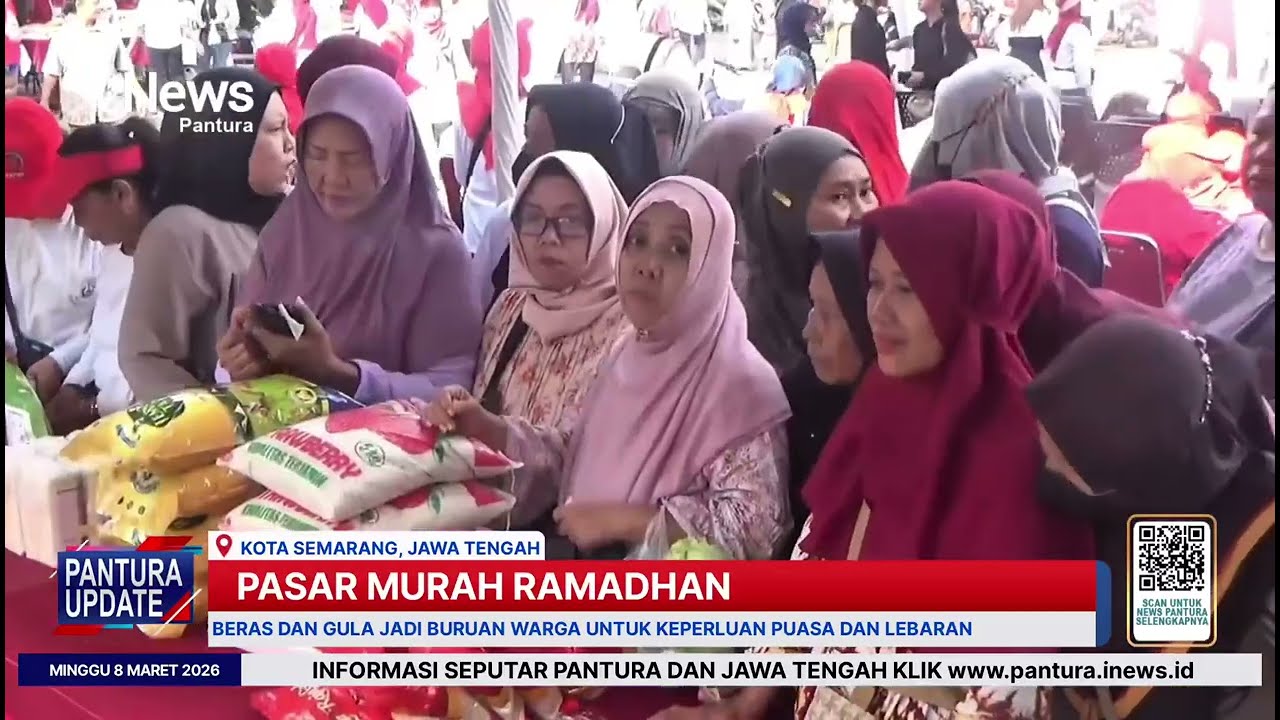 Warga Semarang serbu pasar murah di kecamatan mijen