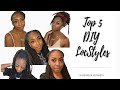 Top 5 DIY Loc Styles For In Between  Retwists | for Medium &amp; Long Locs