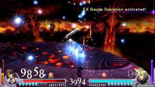 Dissidia:Final Fantasy Undub Version-Squall vs Cloud(lvl 9 cpu)