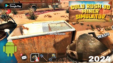 Gold Rush 3D Miner Simulator Android Gameplay (Offline) 2024