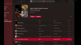 Apple To Spotify Playlist Converter Demo