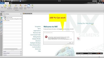 Fix license Error NX 12 :How to fix License error [ -15 ] for NX 12