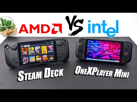 Steam Deck Vs The OneXPlayer Mini! Can Intel Beat AMD In This Hand-Held PC Face-Off?