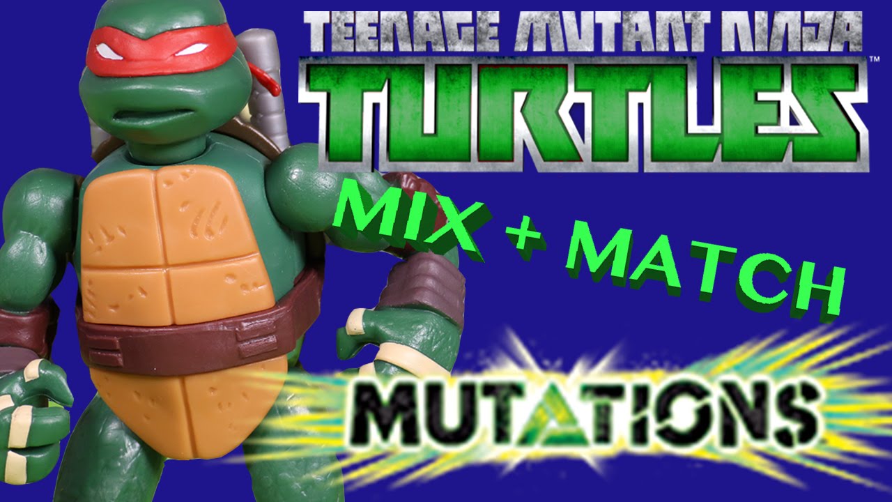 TMNT TORTUES NINJA (Nickelodeon 2012) Mutations Mix & Match raph EUR 25,00 - FR