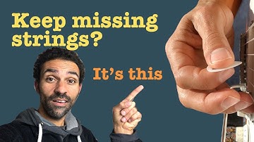 Keep Missing Strings When Playing Guitar? Try This