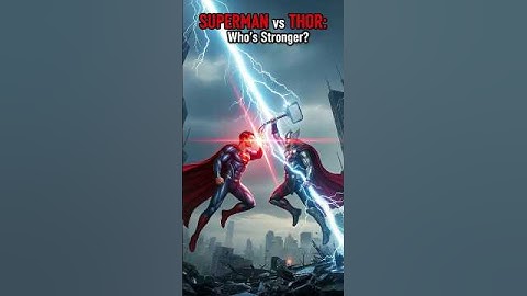 Can Thor Beat Superman with His Hammer? #shorts