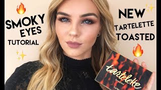 smokey eye tutorial NEW tartelette toasted | tarte talk