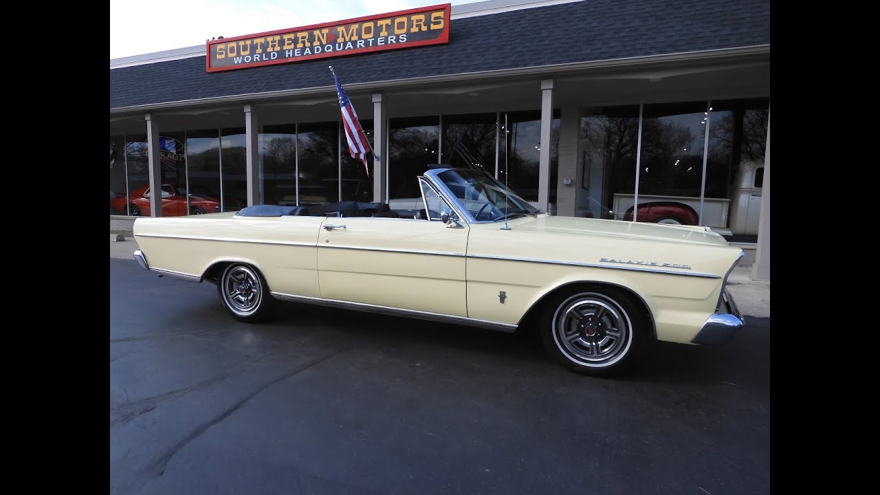 1965 Ford Galaxie 500 Convertible $33,900.00 - YouTube