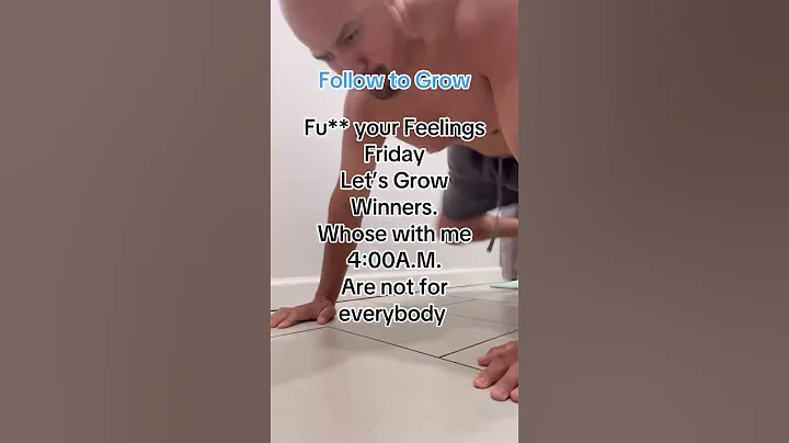 F*ck your feelings Friday 💪 Level up or stay the same —your choice. #ConcreteMentality #GrindSeason