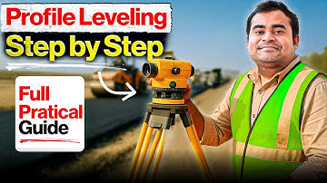 How to Do Road Profile Leveling Using Auto Level | Complete Full Practical Guide for Beginner