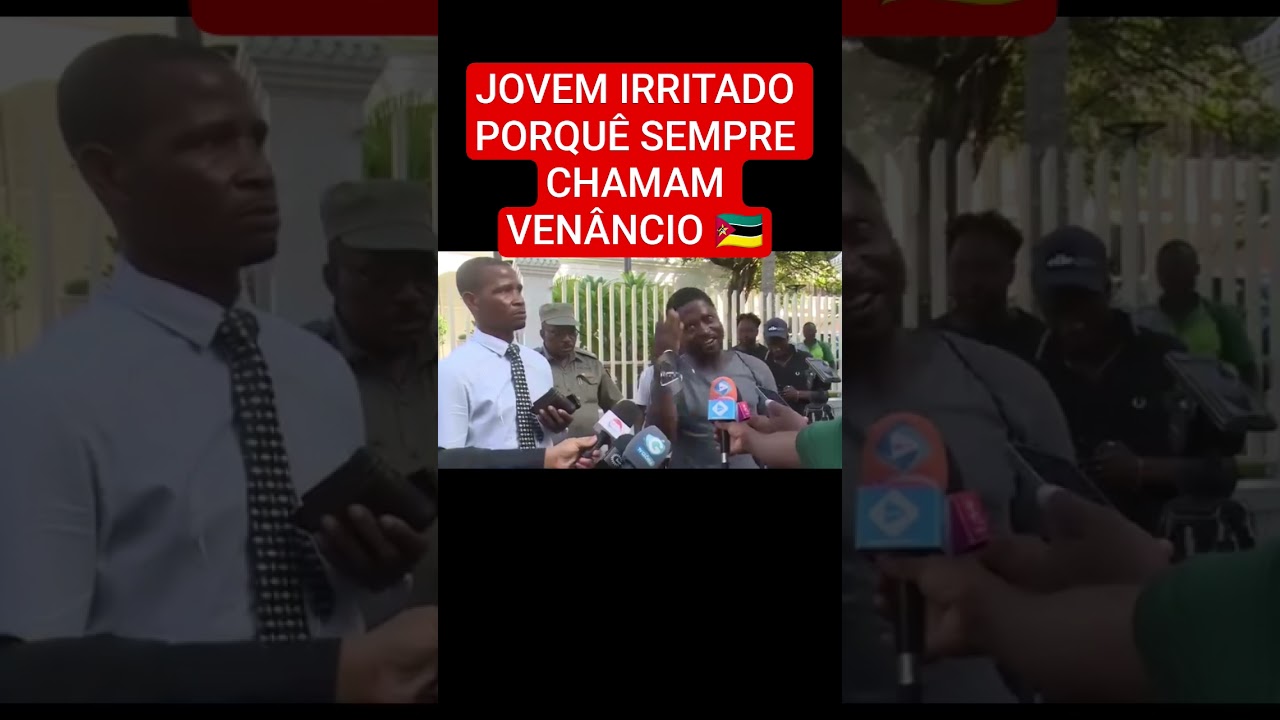 JOVEM IRRITADO PORQUÊ SEMPRE CHAMAM VENÂNCIO MONDLANE para PGR #moçambique #vm7  🇲🇿
