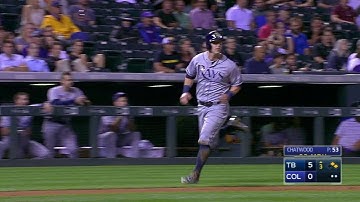 TB@COL: Kiermaier ropes RBI double to right in 3rd