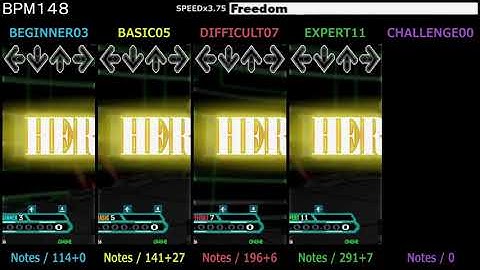 DDR / Freedom - SINGLE (DanceDanceRevolution SuperNOVA)