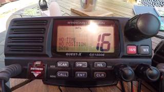 VHF DSC routine call