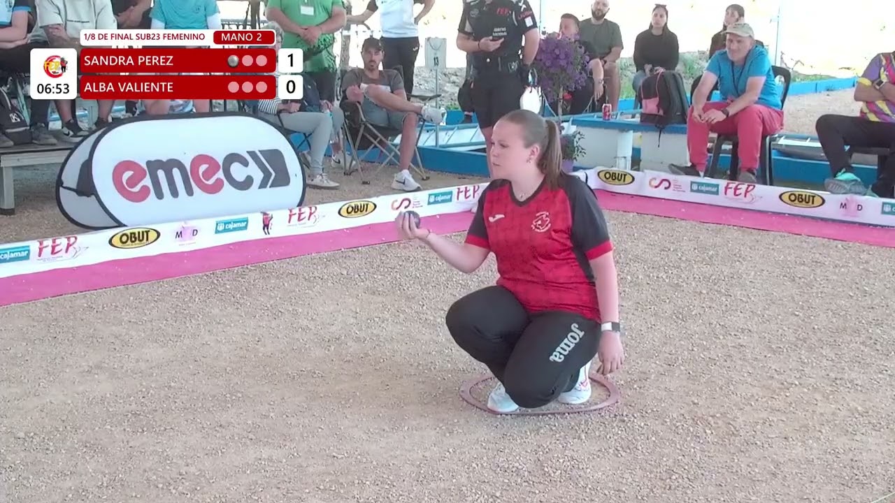 Miniature : 1/8 de final femenino sub23. Sandra Pérez vs Alba Valiente.