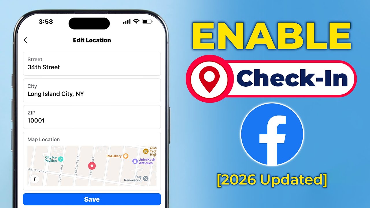 How to Enable Check In On Facebook Page! [Turn ON] - YouTube