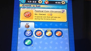 Yokai watch wibble wobble Orcanos Event, Festival Coin (Orcanos) (Read description for story)