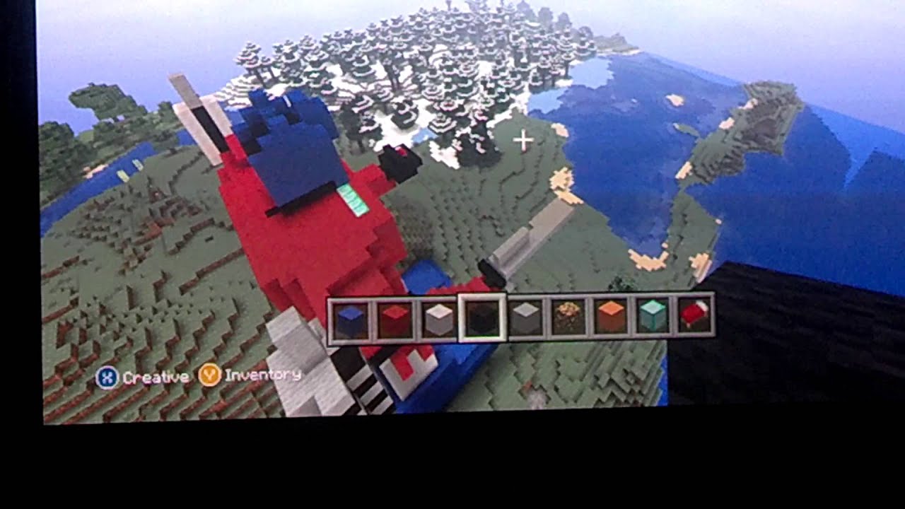 Minecraft Optimus Prime Xbox 360 YouTube