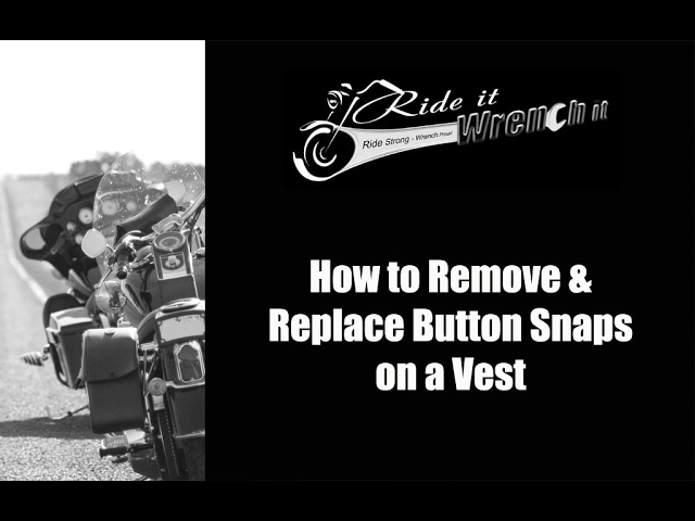 How to Remove and Replace a Snap 