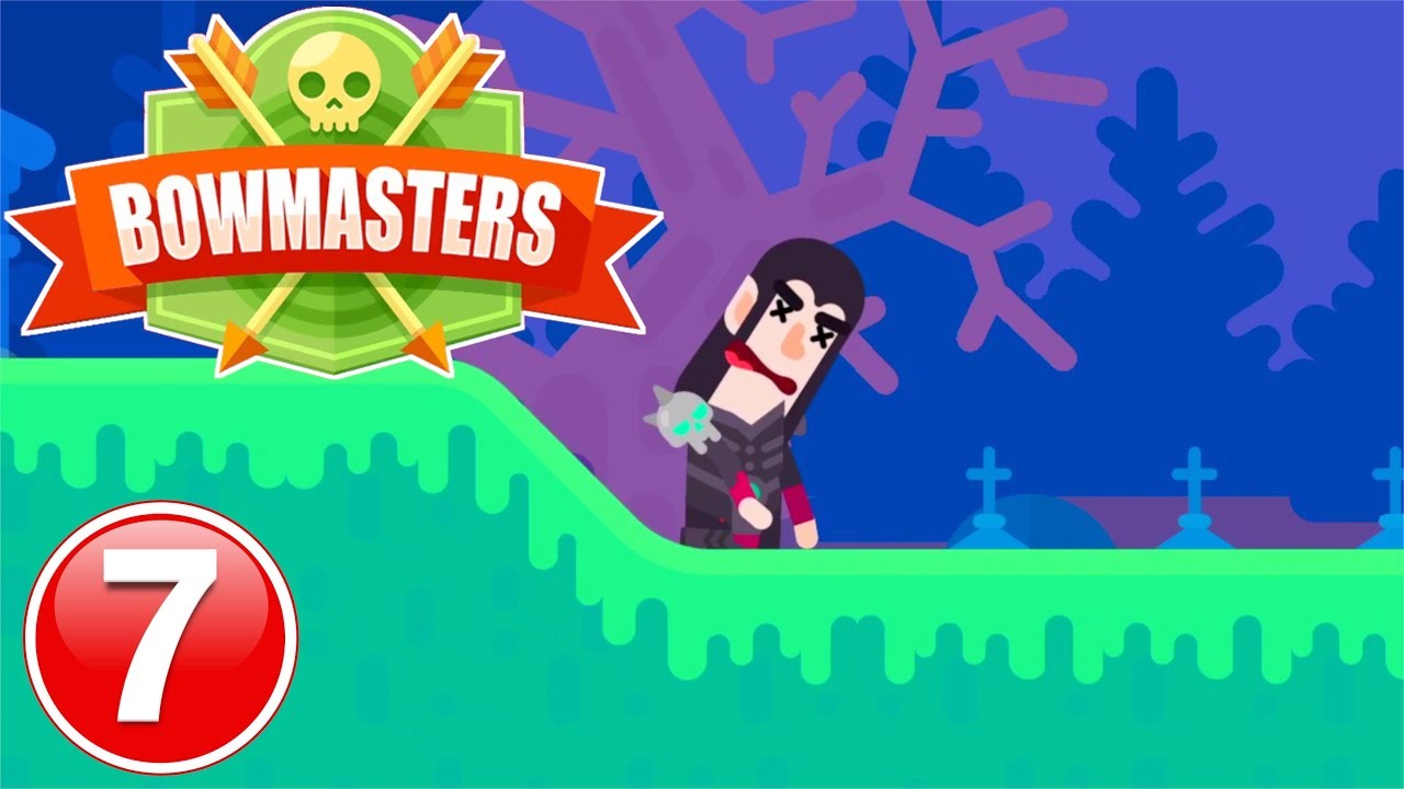 Bowmaster (ios, Andriod) Gameplay Walkthrough Ep. 7 - Dark Mage