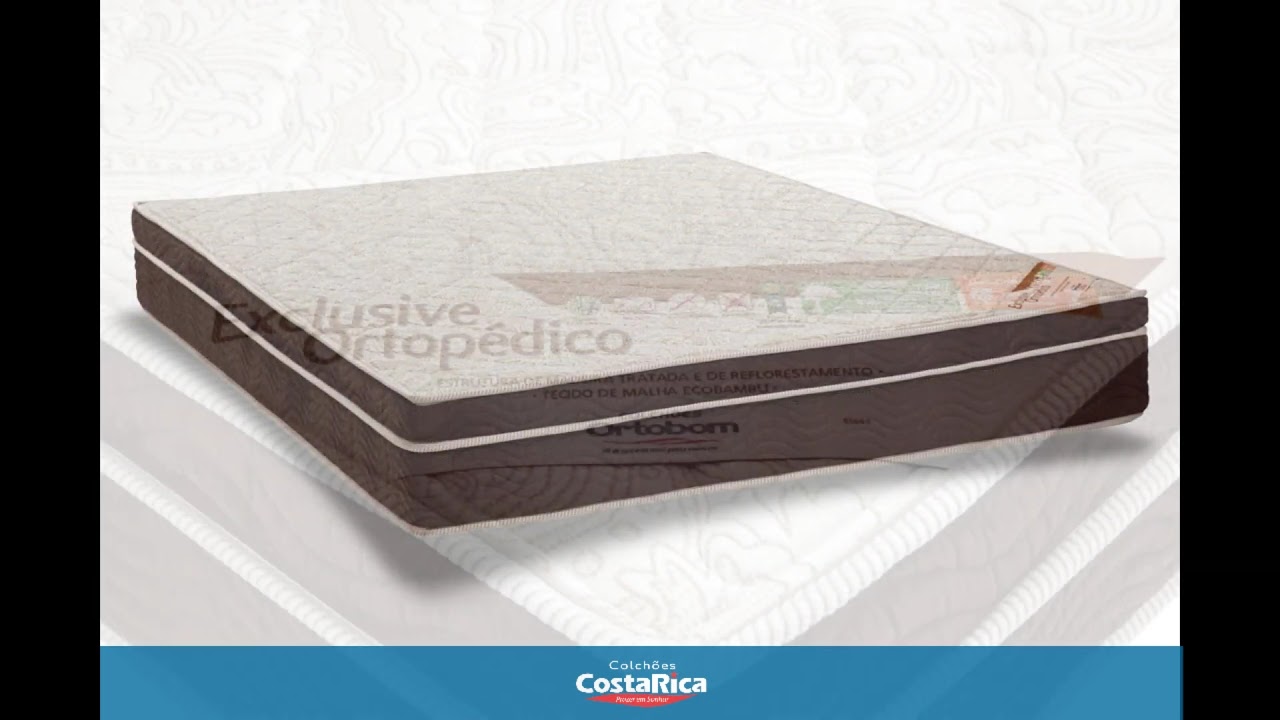 Colchão Ortobom Exclusive Ortopédico - Costa Rica