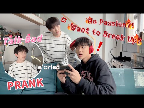 Want To Break Up💔? !Talking Bad About My Boyfriend To My Friend😂? ! Cute Gay Couple Prank