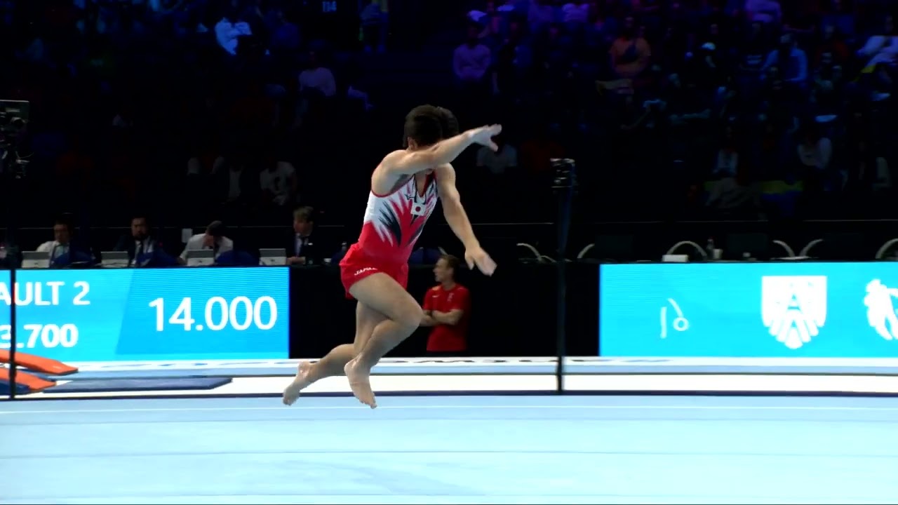 MINAMI Kazuki (JPN)_2023 Artistic Worlds, Antwerp (BEL)_Qualifications_Floor Exercise