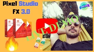 ✅PIXEL STUDIO FX 3.0 - LIVE DEMO 3D EBOOK COVER