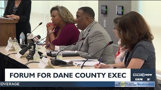 Forum held for four Dane County Executive candidates before primary election